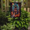 Pug Witchy Halloween Garden Flag Mailbox Flag Decorative Yard Flag Banner Outside Patio Artwork Yard Flower Beds, Garden Size, Multicolor