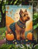 Welsh Terrier Fall Garden Flag Mailbox Flag Decorative Yard Flag Banner Outside Patio Artwork Yard Flower Beds, Garden Size, Multicolor