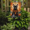Black French Bulldog Fall Garden Flag Mailbox Flag Decorative Yard Flag Banner Outside Patio Artwork Yard Flower Beds, Garden Size, Multicolor