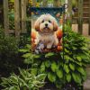 Coton De Tulear Fall Garden Flag Mailbox Flag Decorative Yard Flag Banner Outside Patio Artwork Yard Flower Beds, Garden Size, Multicolor