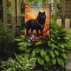 Black Chow Chow Fall Garden Flag Mailbox Flag Decorative Yard Flag Banner Outside Patio Artwork Yard Flower Beds, Garden Size, Multicolor