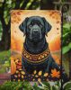 Black Labrador Retriever Fall Garden Flag Mailbox Flag Decorative Yard Flag Banner Outside Patio Artwork Yard Flower Beds, Garden Size, Multicolor
