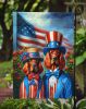 All American Irish Setter Garden Flag Mailbox Flag Decorative Yard Flag Banner Outside Patio Artwork Yard Flower Beds, Garden Size, Multicolor