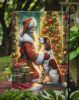 English Setter and Santa Claus Garden Flag Mailbox Flag Decorative Yard Flag Banner Outside Patio Artwork Yard Flower Beds, Garden Size, Multicolor
