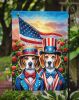 All American Beagle Garden Flag Mailbox Flag Decorative Yard Flag Banner Outside Patio Artwork Yard Flower Beds, Garden Size, Multicolor