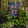 All American Schnauzer Garden Flag Mailbox Flag Decorative Yard Flag Banner Outside Patio Artwork Yard Flower Beds, Garden Size, Multicolor