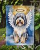 Tibetan Terrier My Angel Garden Flag Mailbox Flag Decorative Yard Flag Banner Outside Patio Artwork Yard Flower Beds, Garden Size, Multicolor