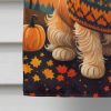 Cocker Spaniel Fall House Flag Large Porch Sleeve Pole Decorative Outside Yard Banner Artwork Wall Hanging, Polyester, House Size, Multicolor