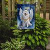 Samoyed My Angel Garden Flag Mailbox Flag Decorative Yard Flag Banner Outside Patio Artwork Yard Flower Beds, Garden Size, Multicolor