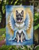 Norwegian Elkhound My Angel Garden Flag Mailbox Flag Decorative Yard Flag Banner Outside Patio Artwork Yard Flower Beds, Garden Size, Multicolor