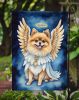 Pomeranian My Angel Garden Flag Mailbox Flag Decorative Yard Flag Banner Outside Patio Artwork Yard Flower Beds, Garden Size, Multicolor