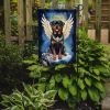 Rottweiler My Angel Garden Flag Mailbox Flag Decorative Yard Flag Banner Outside Patio Artwork Yard Flower Beds, Garden Size, Multicolor