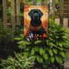 Black Labrador Retriever Fall Garden Flag Mailbox Flag Decorative Yard Flag Banner Outside Patio Artwork Yard Flower Beds, Garden Size, Multicolor