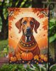Rhodesian Ridgeback Fall Garden Flag Mailbox Flag Decorative Yard Flag Banner Outside Patio Artwork Yard Flower Beds, Garden Size, Multicolor