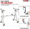 5 Core Keyboard Stand Adjustable z Style Piano Riser + Keyboard Piano Bench : KS Z1 WH HD WHLS+KBB WH HD