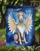 Scottish Deerhound My Angel Garden Flag Mailbox Flag Decorative Yard Flag Banner Outside Patio Artwork Yard Flower Beds, Garden Size, Multicolor