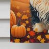 Collie Fall House Flag Large Porch Sleeve Pole Decorative Outside Yard Banner Artwork Wall Hanging, Polyester, House Size, Multicolor