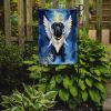 Black Labrador Retriever My Angel Garden Flag Mailbox Flag Decorative Yard Flag Banner Outside Patio Artwork Yard Flower Beds, Garden Size, Multicolor