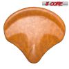 5 Core Drum Throne with Backrest Brown Thick Padded Saddle Drum Seat Comfortable Motorcycle Style Drum Chair Stool Height Adjustable Double Braced Tri