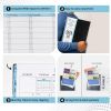 2024 2025 Appointment Book Planner 8.5x11 inch Large Tabbed Daily Hourly Weekly Academic Planner Calendar Schedule Book 15 Minute time Slots Business