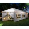 10x30' Outdoor Garden Gazebo Wedding Party Tent Canopy Marquee with 8 Removable Sidewalls