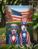 All American Pit Bull Terrier Garden Flag Mailbox Flag Decorative Yard Flag Banner Outside Patio Artwork Yard Flower Beds, Garden Size, Multicolor