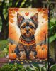 Yorkshire Terrier Fall Garden Flag Mailbox Flag Decorative Yard Flag Banner Outside Patio Artwork Yard Flower Beds, Garden Size, Multicolor