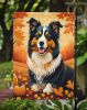Collie Fall Garden Flag Mailbox Flag Decorative Yard Flag Banner Outside Patio Artwork Yard Flower Beds, Garden Size, Multicolor