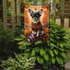 Tricolor Chihuahua Fall Garden Flag Mailbox Flag Decorative Yard Flag Banner Outside Patio Artwork Yard Flower Beds, Garden Size, Multicolor