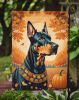 Doberman Pinscher Fall Garden Flag Mailbox Flag Decorative Yard Flag Banner Outside Patio Artwork Yard Flower Beds, Garden Size, Multicolor