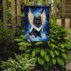 Black Pomeranian My Angel Garden Flag Mailbox Flag Decorative Yard Flag Banner Outside Patio Artwork Yard Flower Beds, Garden Size, Multicolor