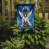 Miniature Pinscher My Angel Garden Flag Mailbox Flag Decorative Yard Flag Banner Outside Patio Artwork Yard Flower Beds, Garden Size, Multicolor