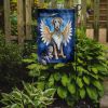 Scottish Deerhound My Angel Garden Flag Mailbox Flag Decorative Yard Flag Banner Outside Patio Artwork Yard Flower Beds, Garden Size, Multicolor
