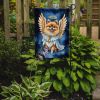 Pomeranian My Angel Garden Flag Mailbox Flag Decorative Yard Flag Banner Outside Patio Artwork Yard Flower Beds, Garden Size, Multicolor