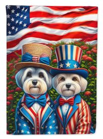 All American Dandie Dinmont Terrier Garden Flag Mailbox Flag Decorative Yard Flag Banner Outside Patio Artwork Yard Flower Beds, Garden Size (Default: Default)