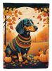 Dachshund Fall Garden Flag Mailbox Flag Decorative Yard Flag Banner Outside Patio Artwork Yard Flower Beds, Garden Size, Multicolor