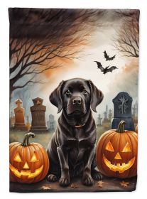 Chocolate Labrador Retriever Spooky Halloween Garden Flag Mailbox Flag Decorative Yard Flag Banner Outside Patio Artwork Yard Flower Beds, Garden Size (Default: Default)