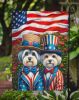 All American Dandie Dinmont Terrier Garden Flag Mailbox Flag Decorative Yard Flag Banner Outside Patio Artwork Yard Flower Beds, Garden Size