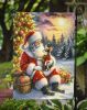 Chihuahua and Santa Claus Garden Flag Mailbox Flag Decorative Yard Flag Banner Outside Patio Artwork Yard Flower Beds, Garden Size, Multicolor