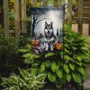 Alaskan Malamute Spooky Halloween Garden Flag Mailbox Flag Decorative Yard Flag Banner Outside Patio Artwork Yard Flower Beds, Garden Size, Multicolor